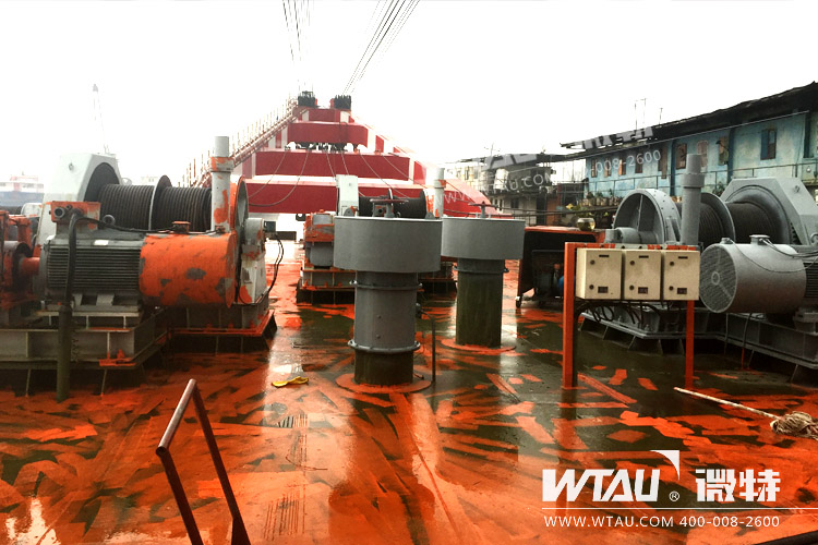 湖南航務(wù)800T起重船配備微特力矩限制器