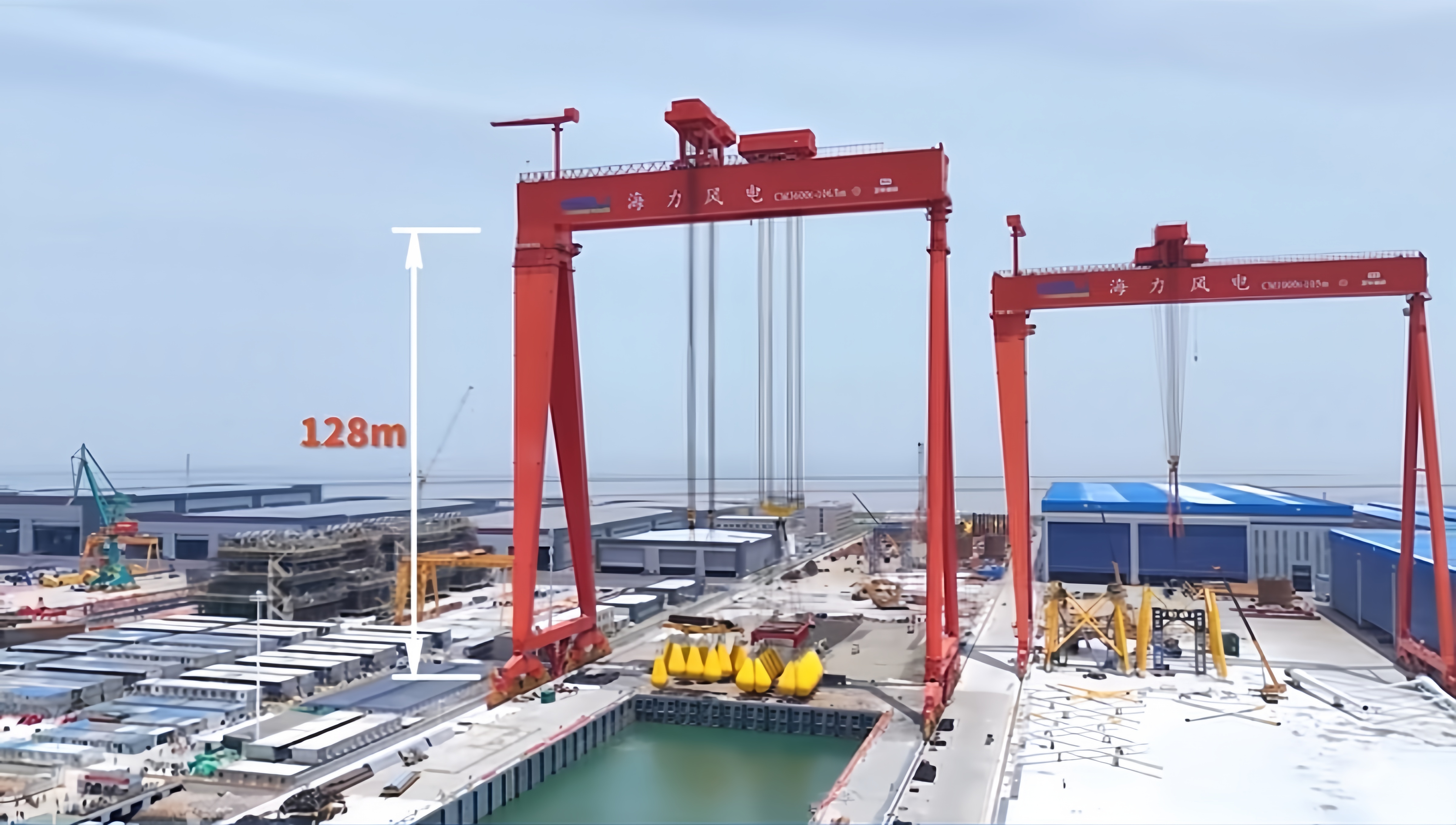 服務(wù)大國(guó)重器！微特產(chǎn)品配套全球首臺(tái)套雙主梁3600t門(mén)式起重機(jī)